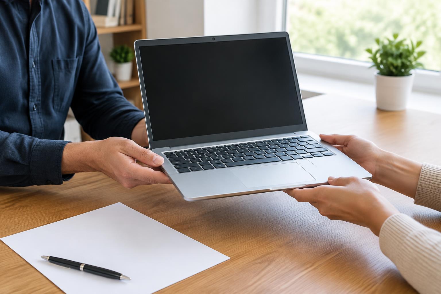Zakup używanego laptopa od osoby prywatnej